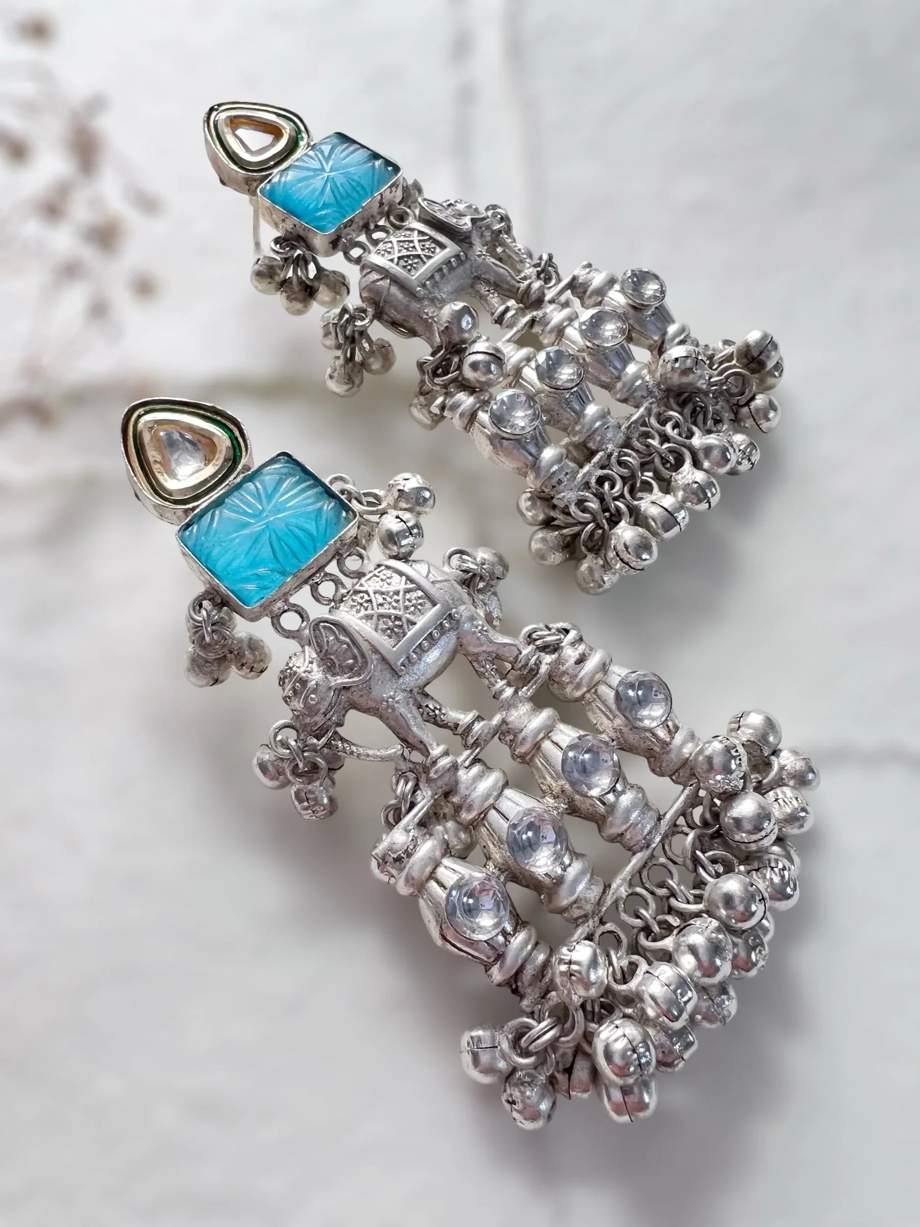 Jannat Fusion Danglers - Jhaanjhariya