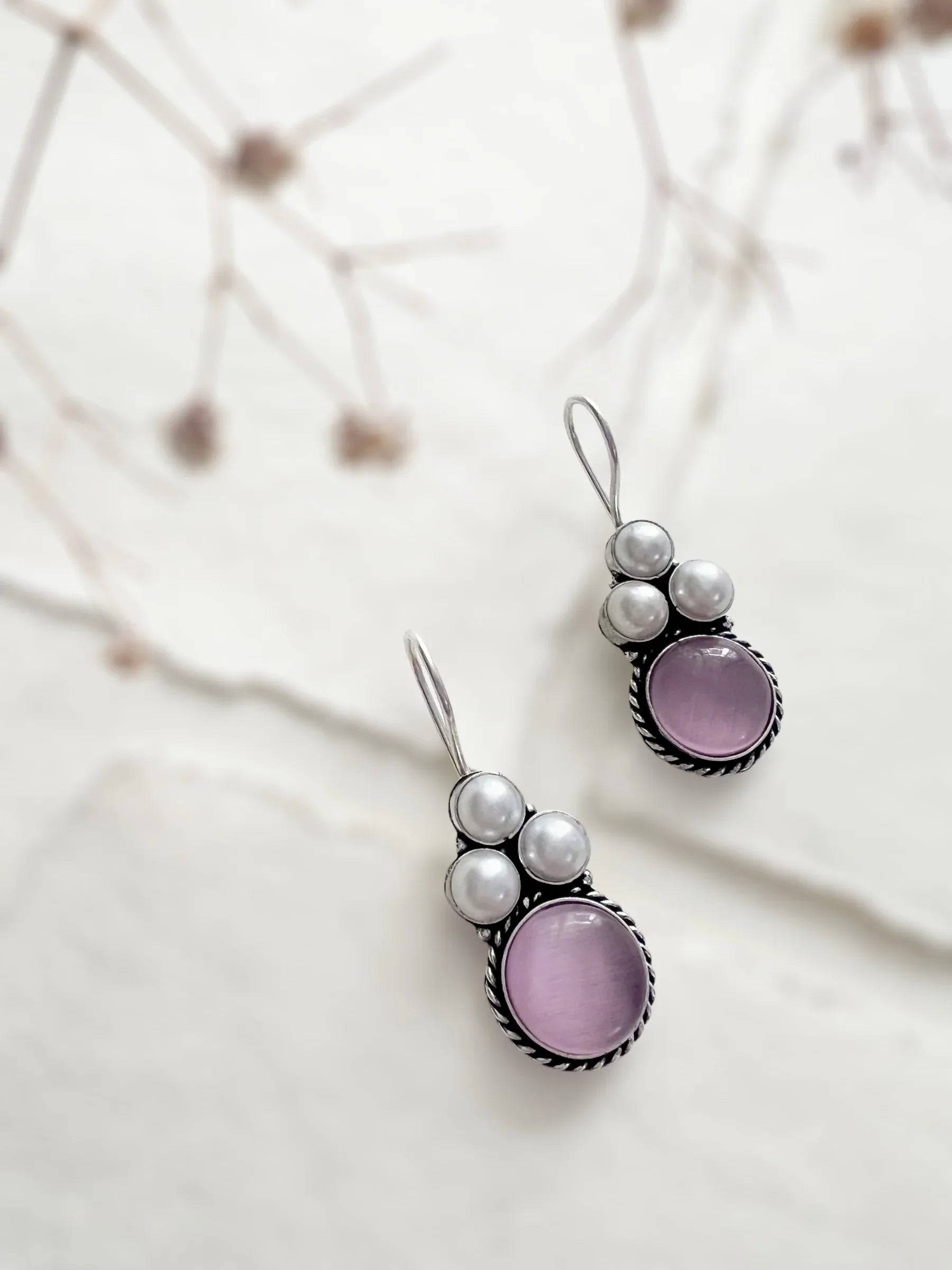 Mia Pearl Hook Earring - Jhaanjhariya