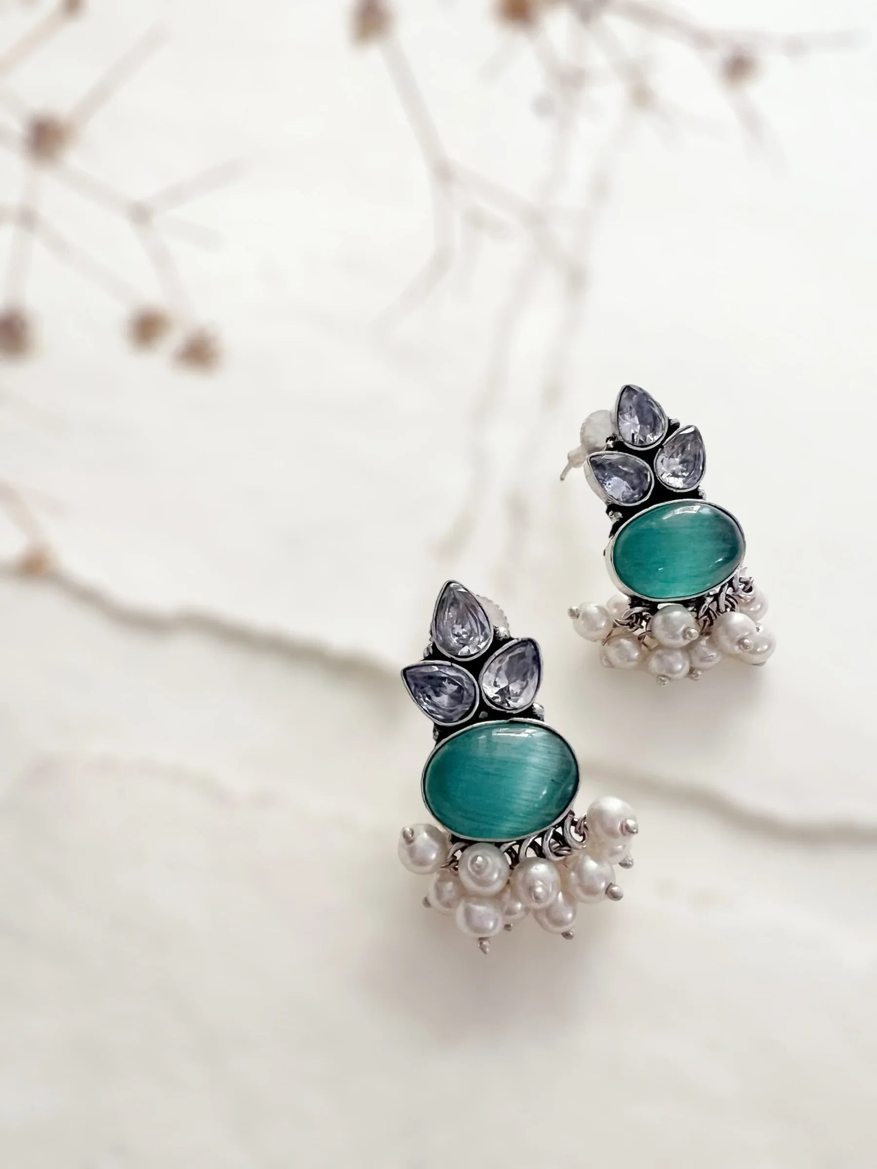 Tribal Drop Studs - Jhaanjhariya