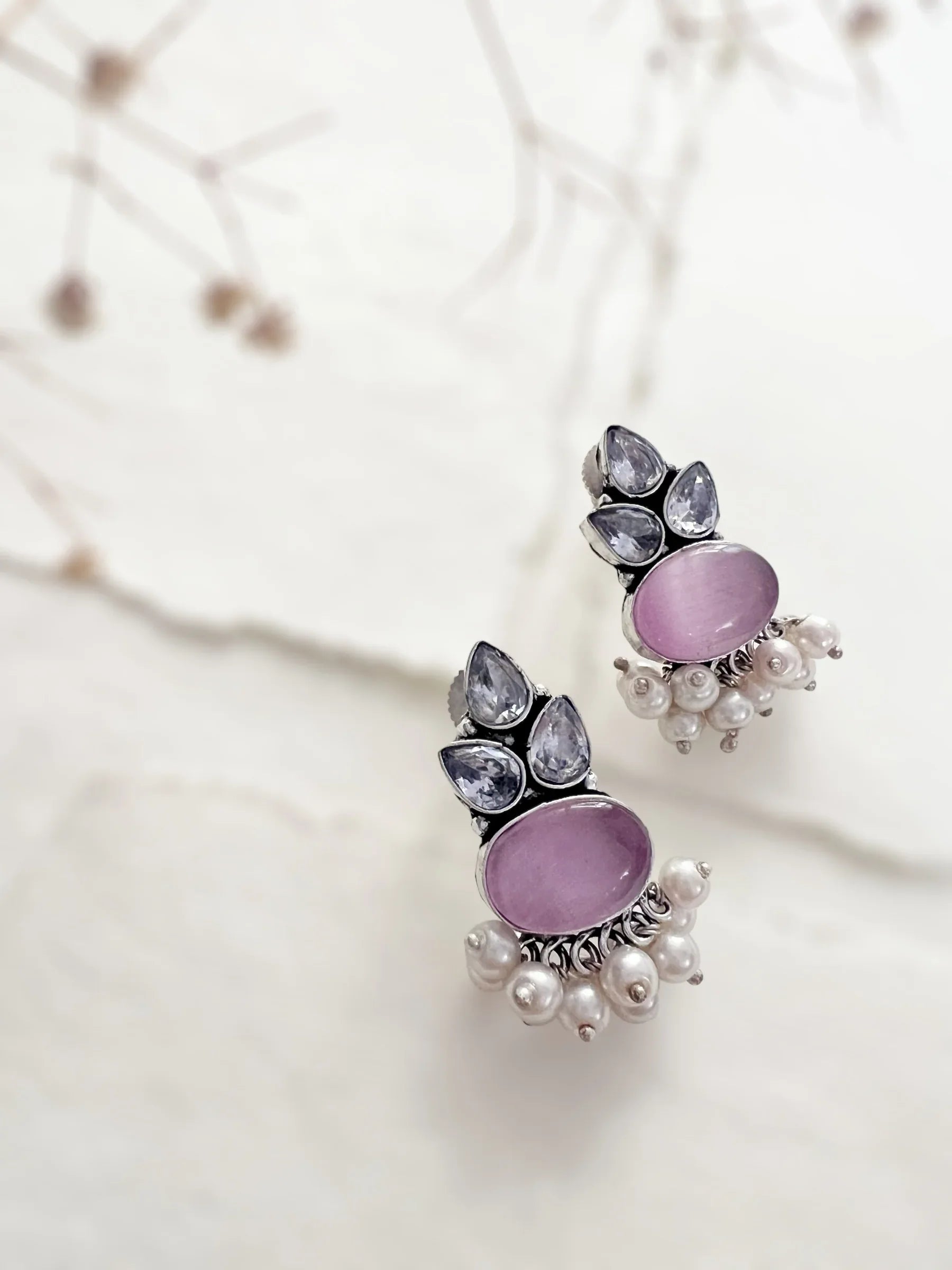 Tribal Drop Studs - Jhaanjhariya