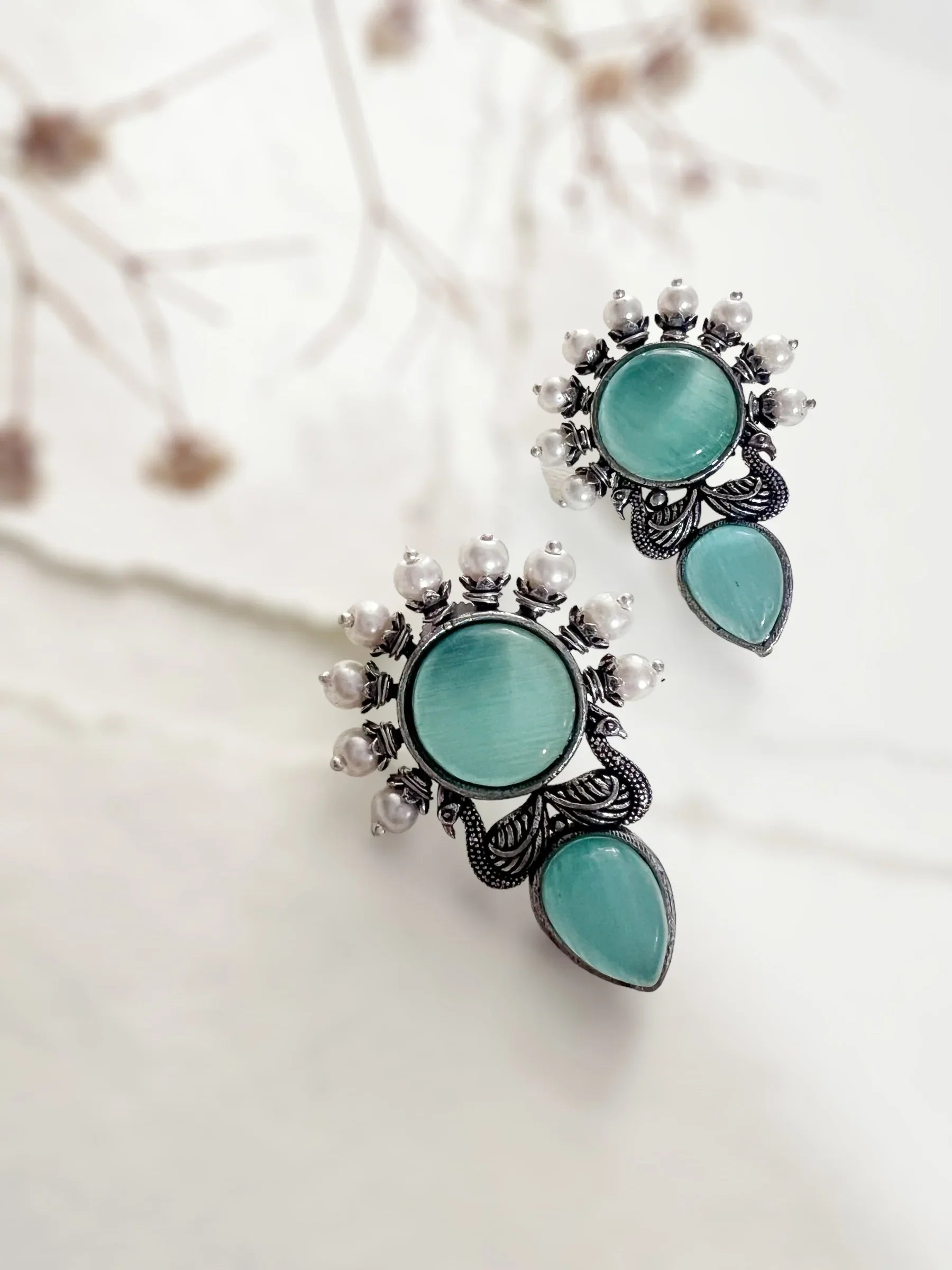 Piper Pearl Studs - Jhaanjhariya