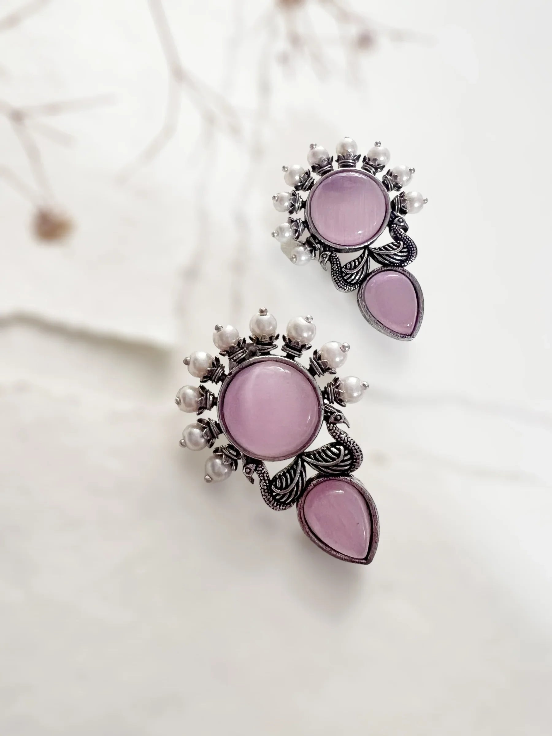 Piper Pearl Studs - Jhaanjhariya