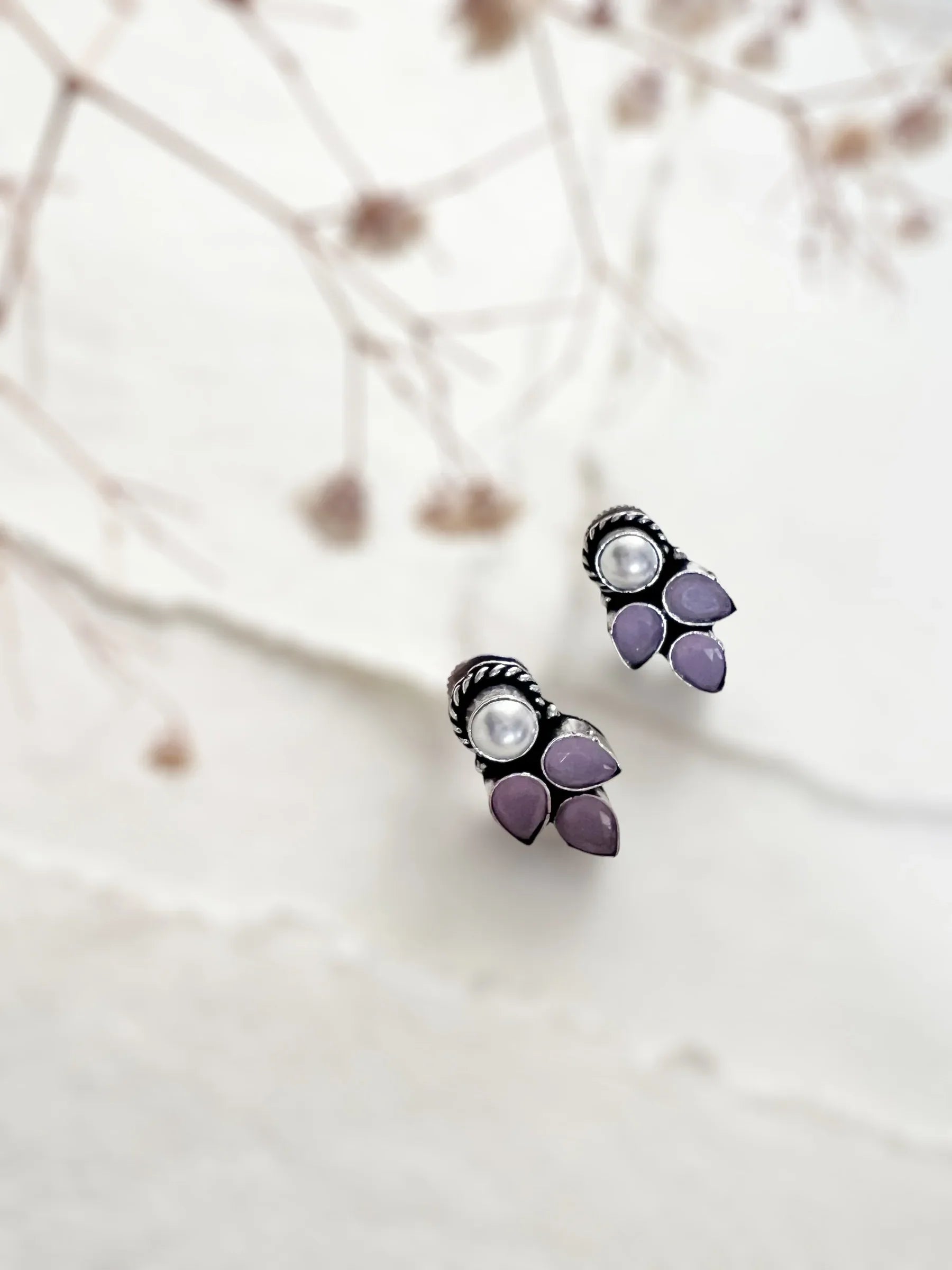 Moti Drop Studs - Jhaanjhariya