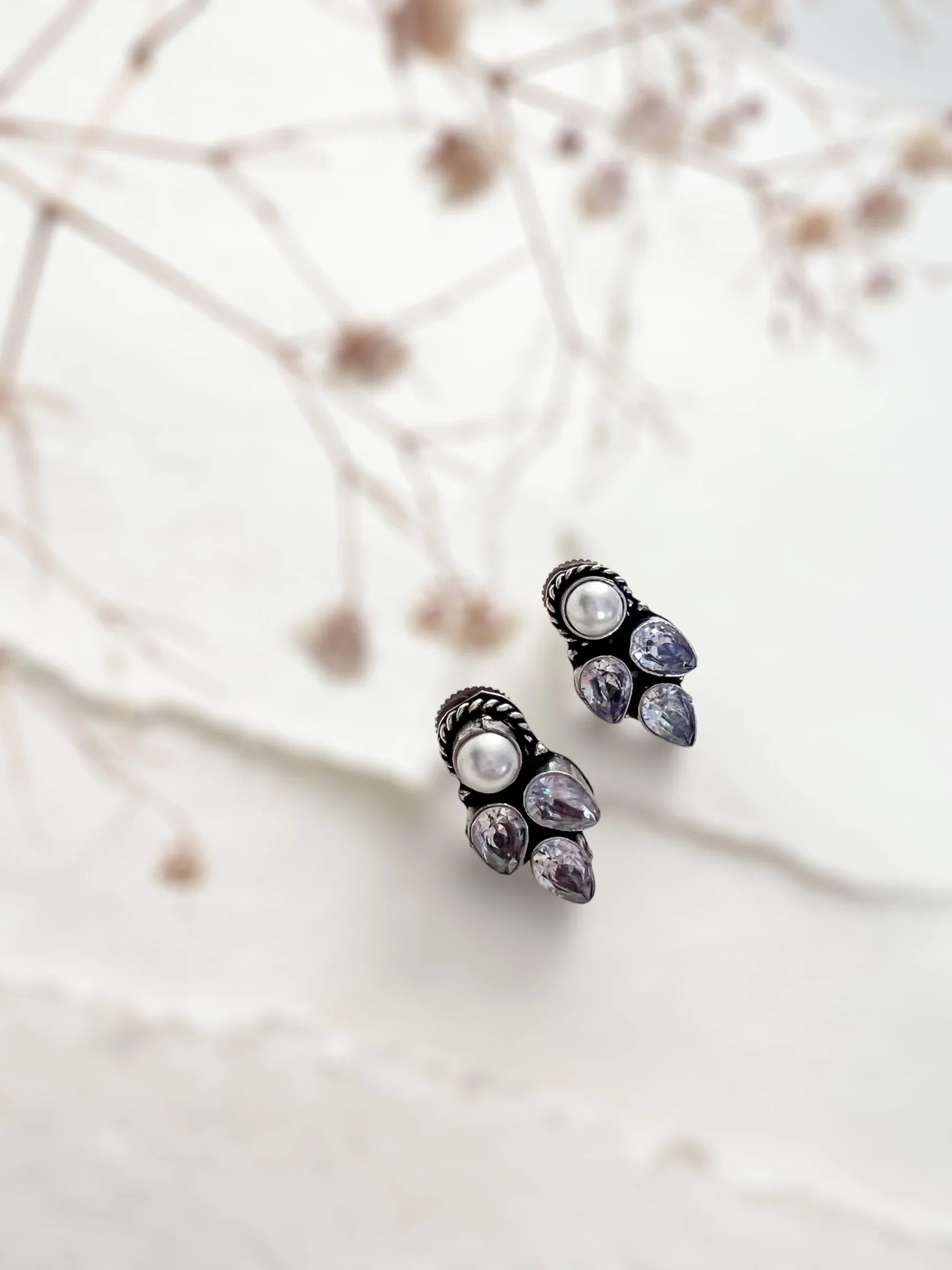 Moti Drop Studs - Jhaanjhariya