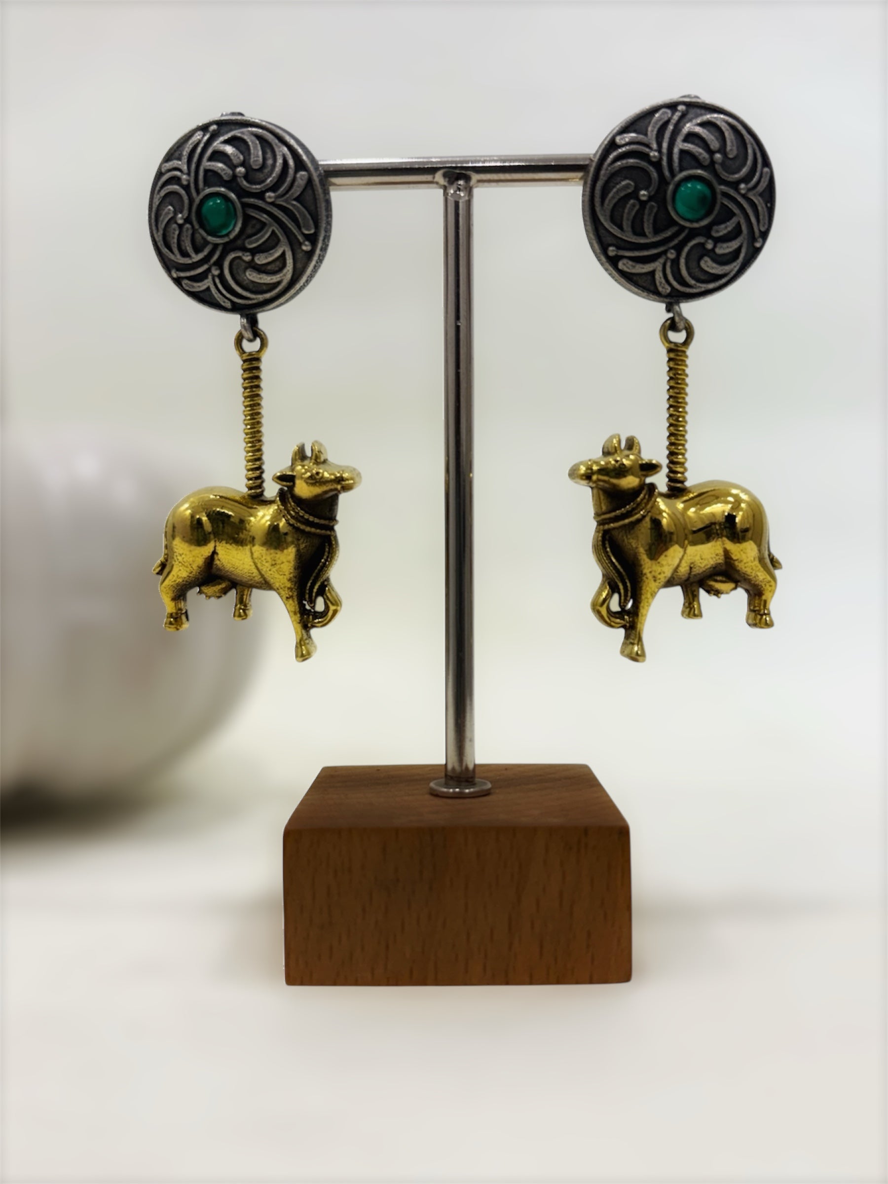 Nandini Duel Tone Earrings