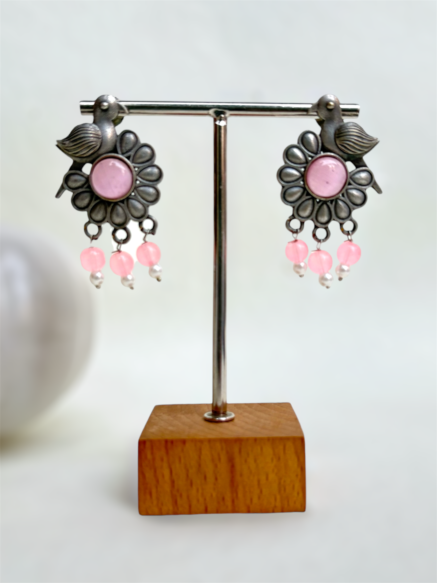 Flower Bird Earrings