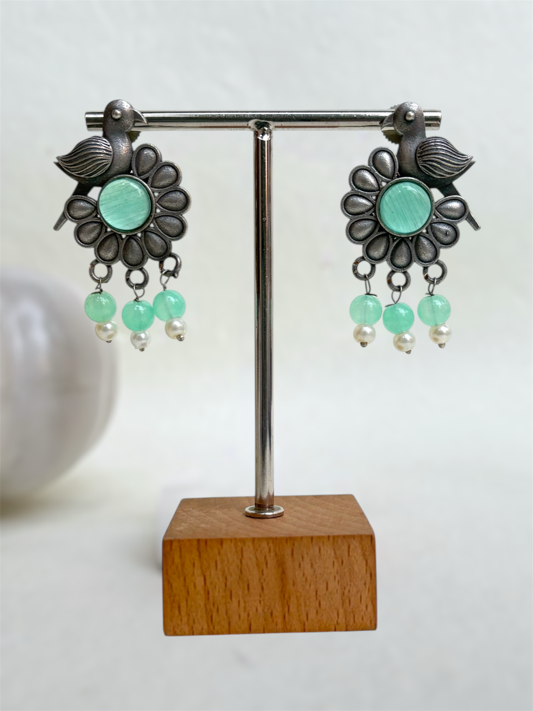 Flower Bird Earrings