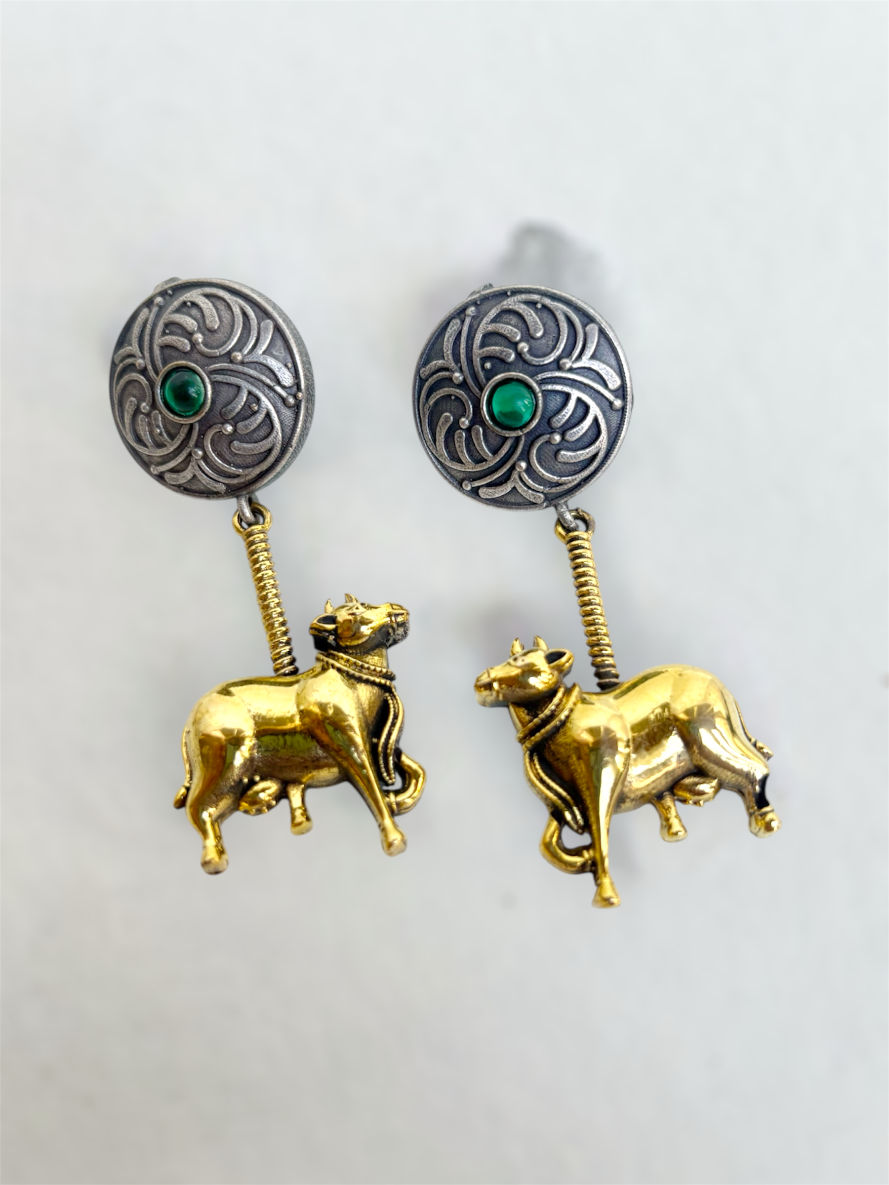 Nandini Duel Tone Earrings