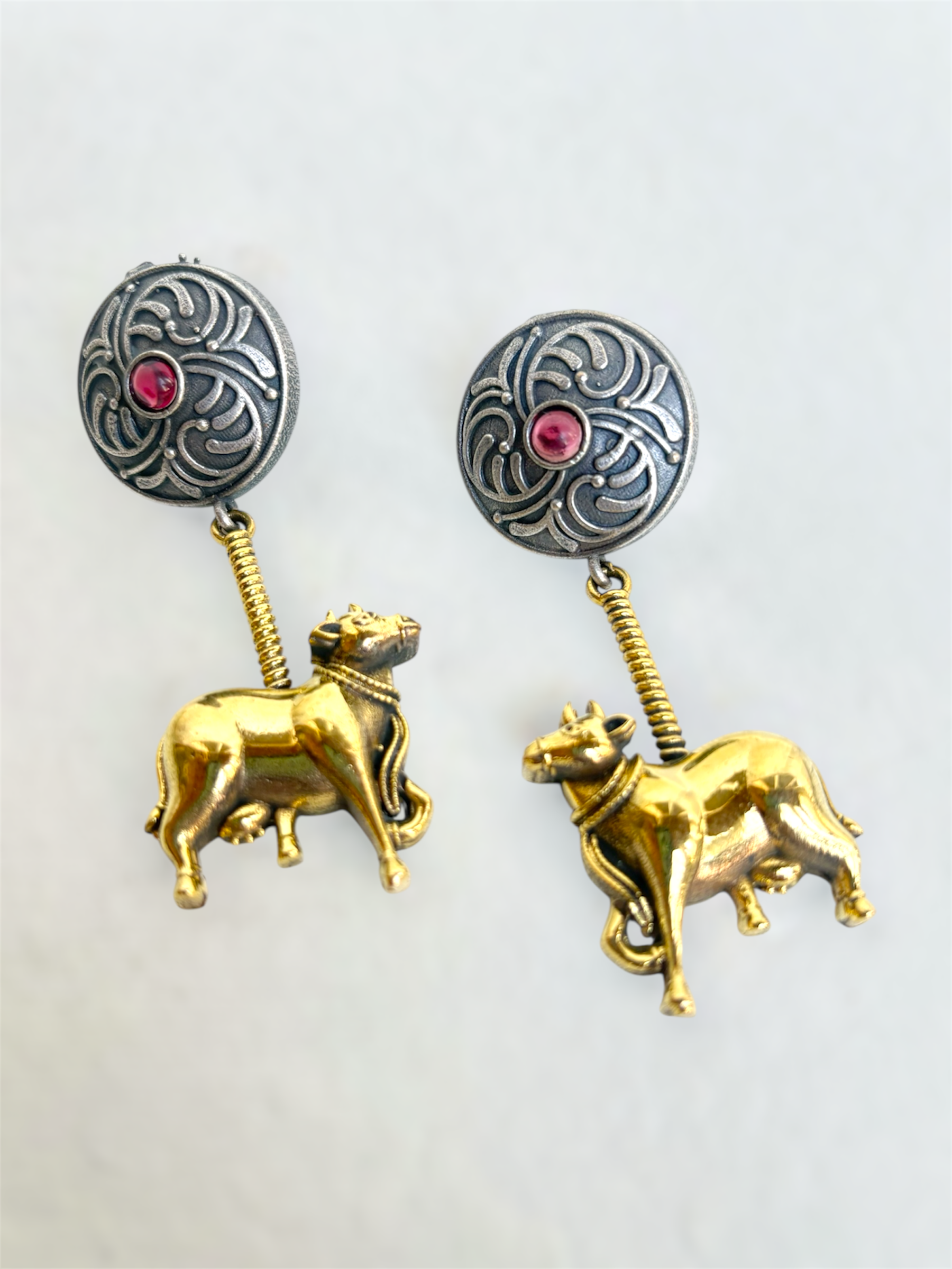 Nandini Duel Tone Earrings