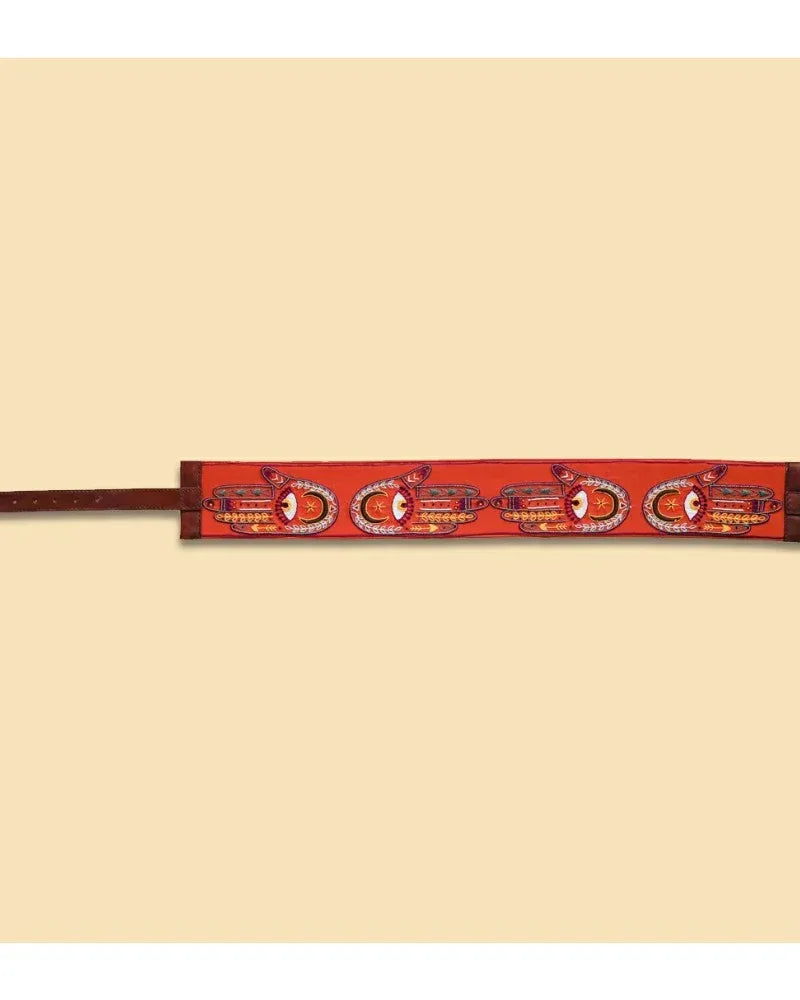 Gulabi Gujarati Belt - Jhaanjhariya